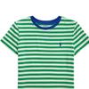 Polo Ralph Lauren Striped Knit Cotton T-Shirt Kids Tops 313962289-003