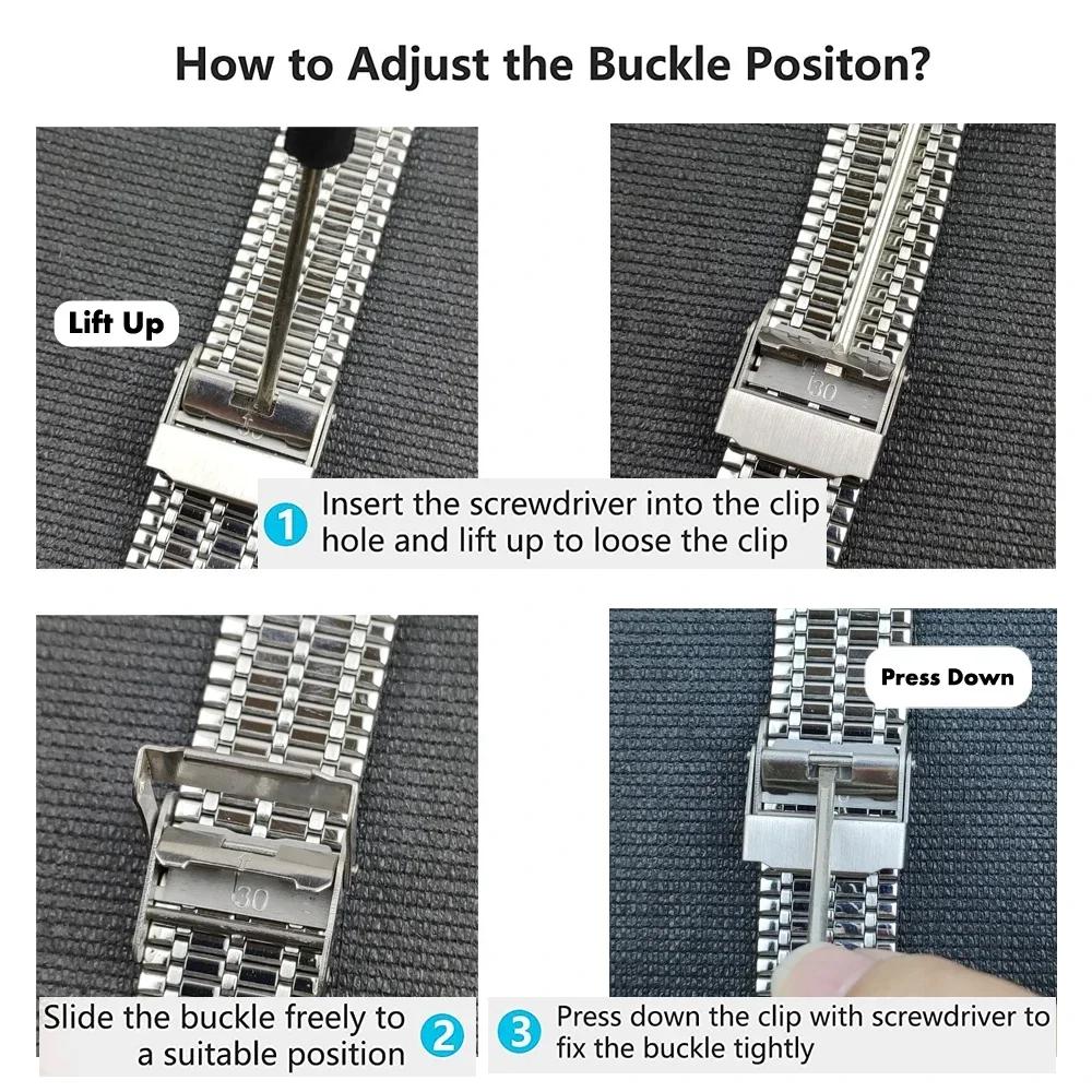 For Samsung Galaxy Watch Ultra Band 47mm Business Stainless Steel Strap Galaxy Watch Ultra 47mm Correa Bracelet Men Woman Strap