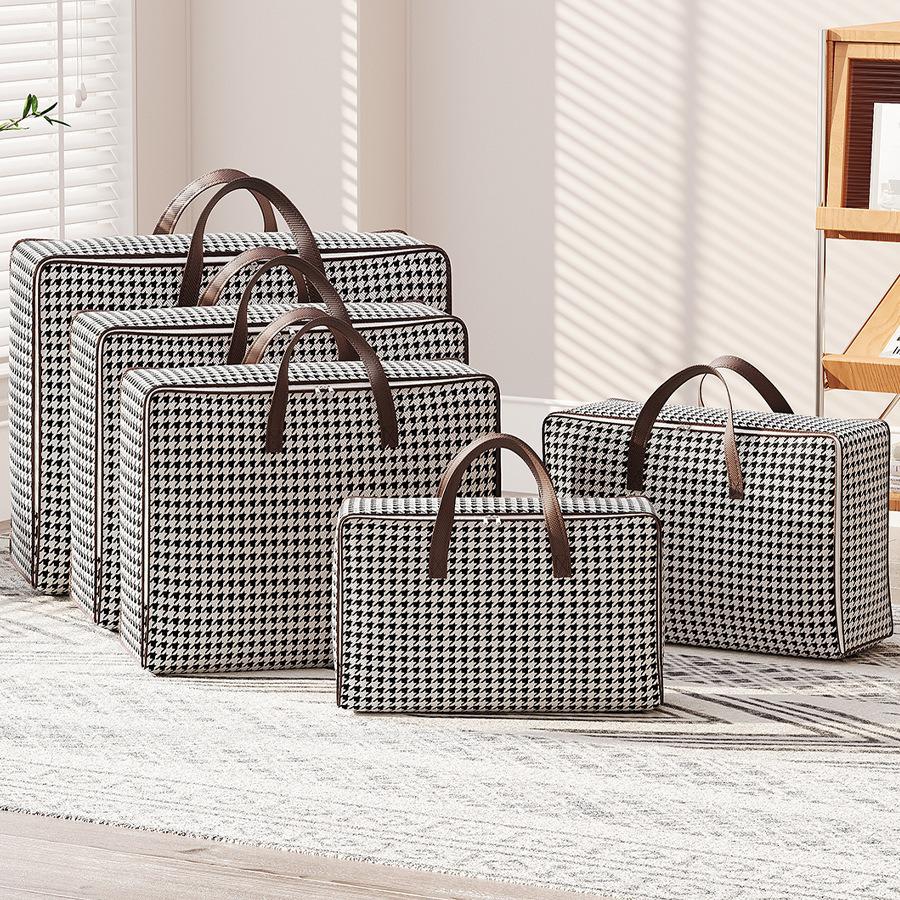 Houndstooth Extra Large Multi-functional Quilt & Storage Bag 36L