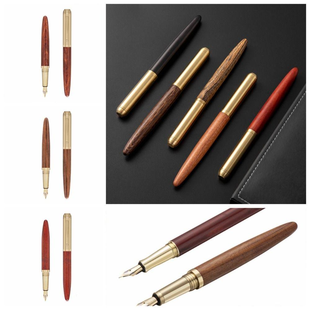 

Signature Pen Wood Fountain Pen Smooth Writing Calligraphy Fountain Pen Stationery