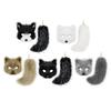 Therian Mask and Tail Plush Tail Keychain Halloween Costume Accessories for