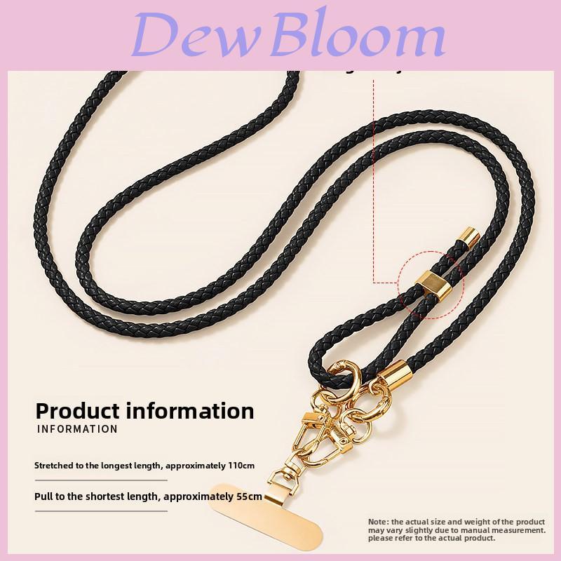 Year Of The Horse Phone Lanyard Long Strap With Leather Pony Charm For Daily Use