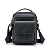 Shilaidun Men's Genuine Cowhide Leather Crossbody Shoulder Bag - 2025 Style