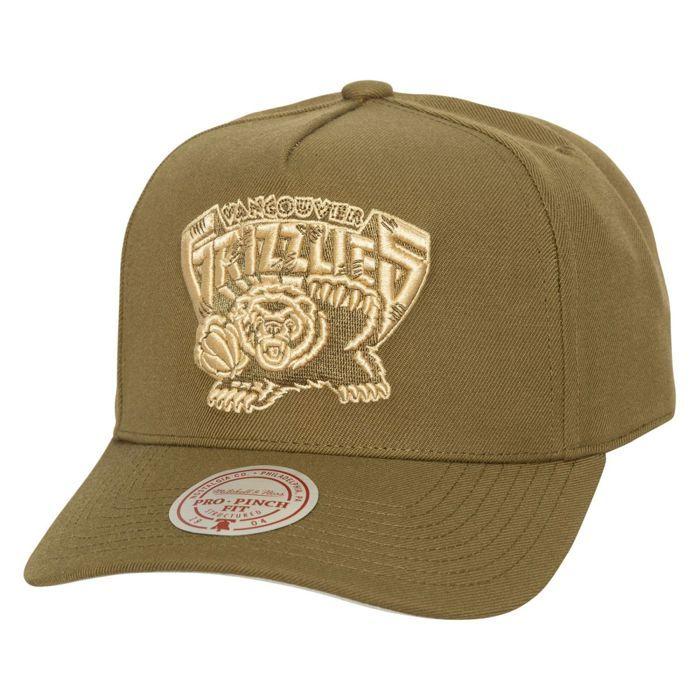 Casquette Snapback PRO CROWN - MITCHELL & NESS - Vancouver Grizzlies - Olive - Unisexe - Taille Unique