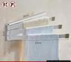 Black Simplicity Stainless Steel Towel Bar Rotating Towel Rack Bathroom Towel Rack Accessory