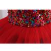 Kleider für kleine Mädchen Bunte Mädchen Puffige Melaleuca Kontrastfarbe Funkelndes Kinder Geburtstagskleid Elegant Weiches Partykleid Ballkleid für Mädchen