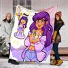 1pc Anime A-AphmauS2 Theme Blanket - Digital Print, Polyester, Cozy for All Seasons, Perfect for Outdoor, and Travel