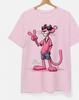 Unisexskjorta Bomull Oversize Stor Storlek Rosa Pantern Ljusrosa Färgskjorta Alla Storlekar S 5XL