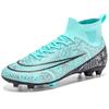 High Top Men Soccer Shoes FG/TF Anti-Skid Male Football Boots Kids Grass Training Ankle Cleats Soccer Sneakers