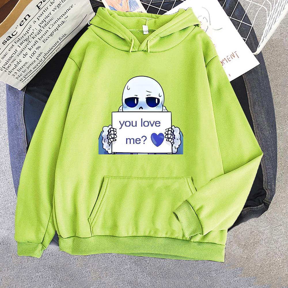 

Світшоти з принтом Undertale Sans Милий мультяшний одяг Чоловічі/жіночі зимові флісові толстовки Високоякісні пуловери XXXL