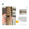 Geantă Netă pentru Ghiveci de Flori Suspendat de 35 Inch Suport pentru Plantator Împletit Manual Stil Nordic Coș de Perete din Frânghie de Cânepă pentru Ghiveci de Flori Plantă Verde Horticolă