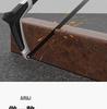 Compact Household Handheld Hacksaw with Iron Blade and Frame