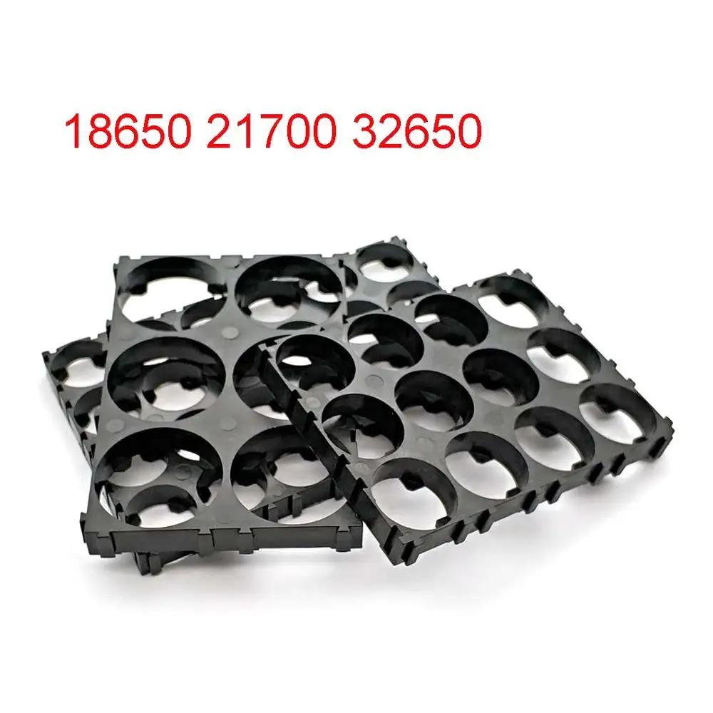 

18650 21700 32650 Battery Holder Bracket Cell Safety Anti Vibration Plastic Brackets For 18650 21700 32650 Batteries 2x3 32650 2PCS