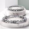 Bracciale a Catena King Magnetico in Acciaio Titanio Europeo - Design Elegante e Versatile
