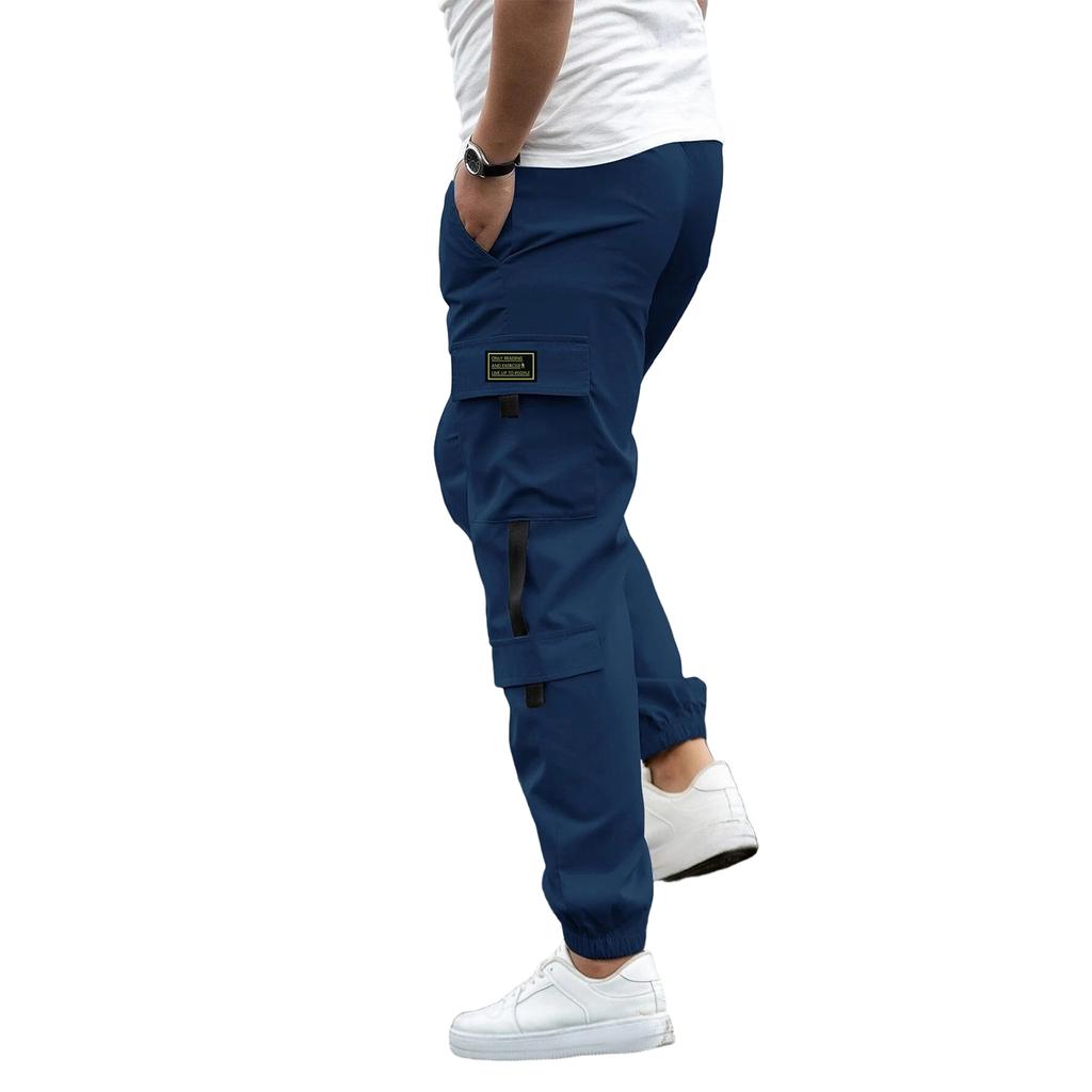 Men's  Outdoor  Leisure  Sports  Loose  Tie  The  Feet  Trousers