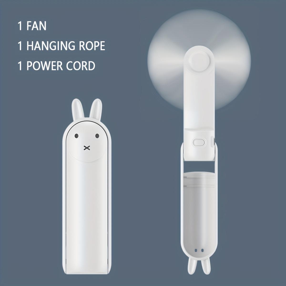 

Ручной вентилятор Перезаряжаемый Портативный Мультяшный USB Маленький Вентилятор Мини Подарок для Студента Можно Поставить на Рабочий Стол белый