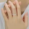 Tancise Classic 925 Sterling Silver Zirkónový prsteň Dámske šperky Svadobný darček na párty