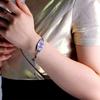 Stilvolles und Stabiles Verstellbares Symbolarmband Gefertigt aus Kupfer mit Zirkon für Gesundheitssicherheit