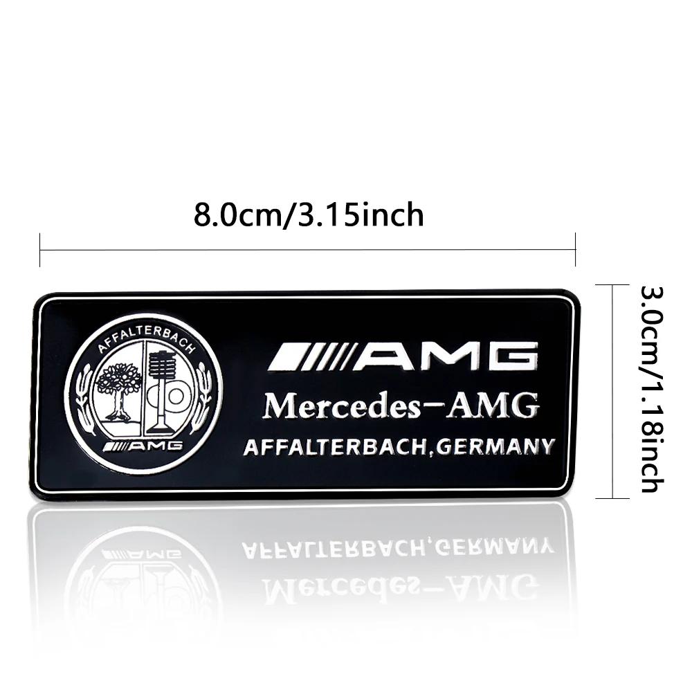

Hot Car Sticker 3D Aluminum Car Side Body Rear Trunk Badge Decoration Sticker for Mercedes Benz W204 W205 Amg W211 W212 W213 Sma