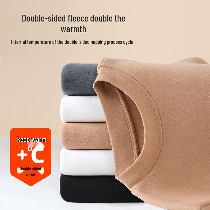 JEANSWEST LIFE Men's Thermal Mock Neck T-Shirt