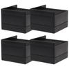 4Pcs Heavy Duty Bed Risers Furniture Frame Lifts Couch Heightening Pads Rubber Furniture Feet Riser Fridge Mats