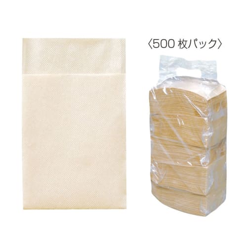 Daikoku Kogyo Paper Napkins, Natural, 25 X 25cm, Unbleached, 6-Fold, 31224, 500 Sheets