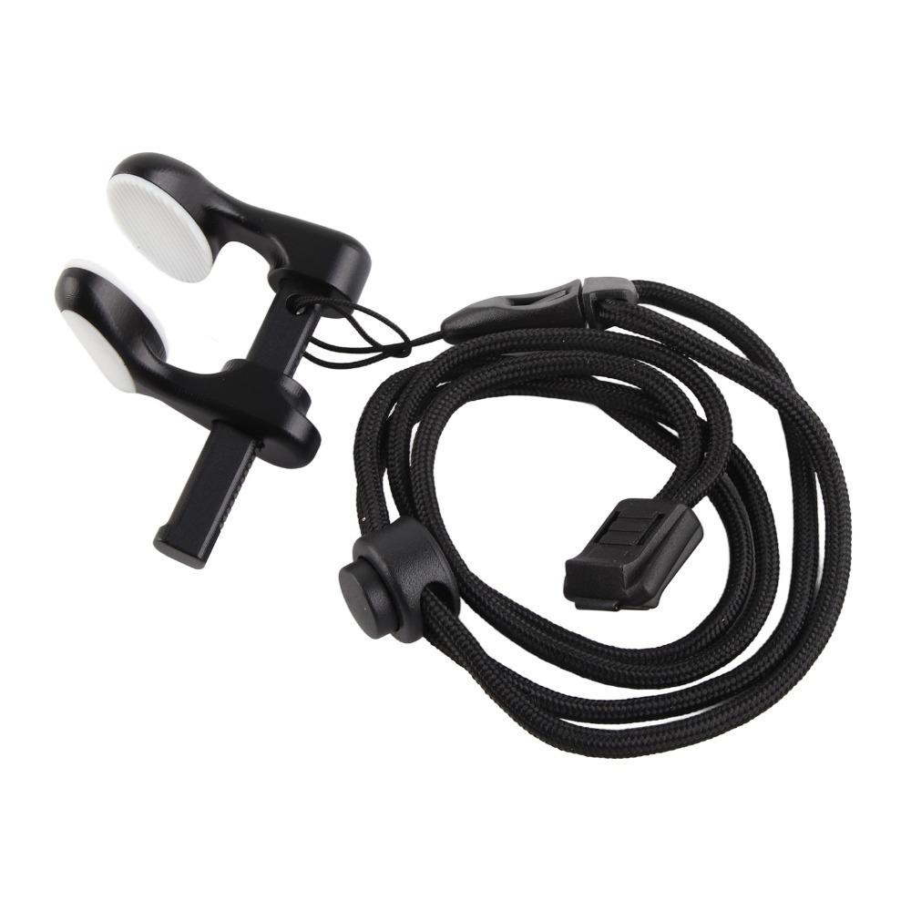 Aluminum Alloy Diving Nose Clip with Lanyard Adjustable Nose Clip Swimming Nose Plug Swimming