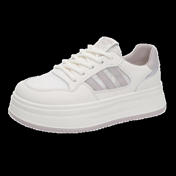 Leather Soft-soled White Shoes Women's Shoes Spring and Summer 2025 New Versatile Board Shoes Flat Casual Women's Shoes Sports Shoes