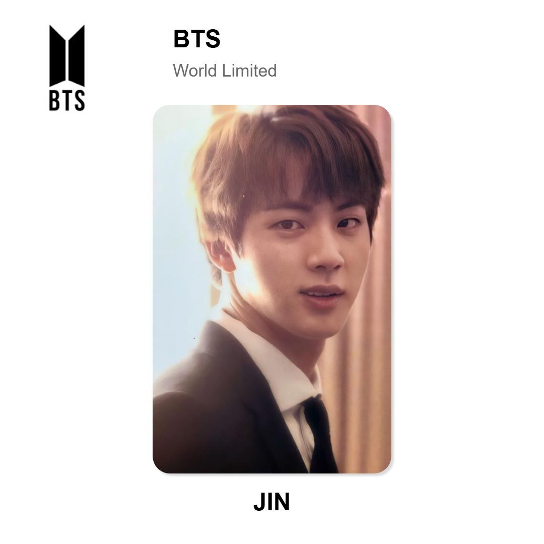 BTS World Limited Official Photocard Jin