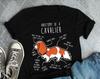 Cavalier King Charles Spaniel Shirt, , , Funny Blenheim Cav Lover Gift, Cute Dog T-shirt, Pet Tee, Dog Mom, Dog Dad, Animal Anatomy