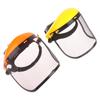 Garden Grass Trimmer Safety Helmet Hat With Full Face Mesh Visor For Logging Brush Cutter Forestry Protection