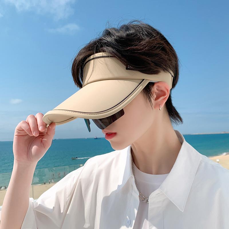 9244 Summer sunglasses sun protection hat UV protection sun hat men's outdoor sports empty top duck tongue baseball cap