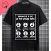 Lustiges Ich Liebe Es Wenn Meine Frau Mich Disc Golf Spielen Lässt Grafik T-Shirt 100% Baumwolle Kurzarm Humor Stil Lässiges Sport T-Shirt