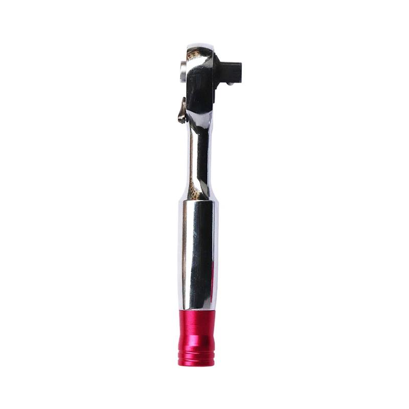 Mini Ratchet Wrench Bit Handle 1/4" Ratchet Wrench 72 Tooth Tool Set Double Bit Handle For Car Bicycle Repairmen Tool