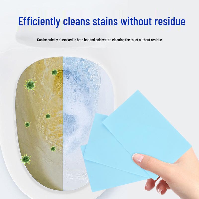Toilet Cleaning Tablets: Bubble Fragrance, Deodorizer, Descaler, Stain & Yellowing Remover.
