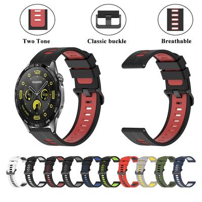 22 mm Silikonarmband für Huawei Gt 4 46 mm Armband für Outdoor-Aktivitäten, Schnellverschluss, klassische Schnalle für Huawei Gt4 46 mm Armband
