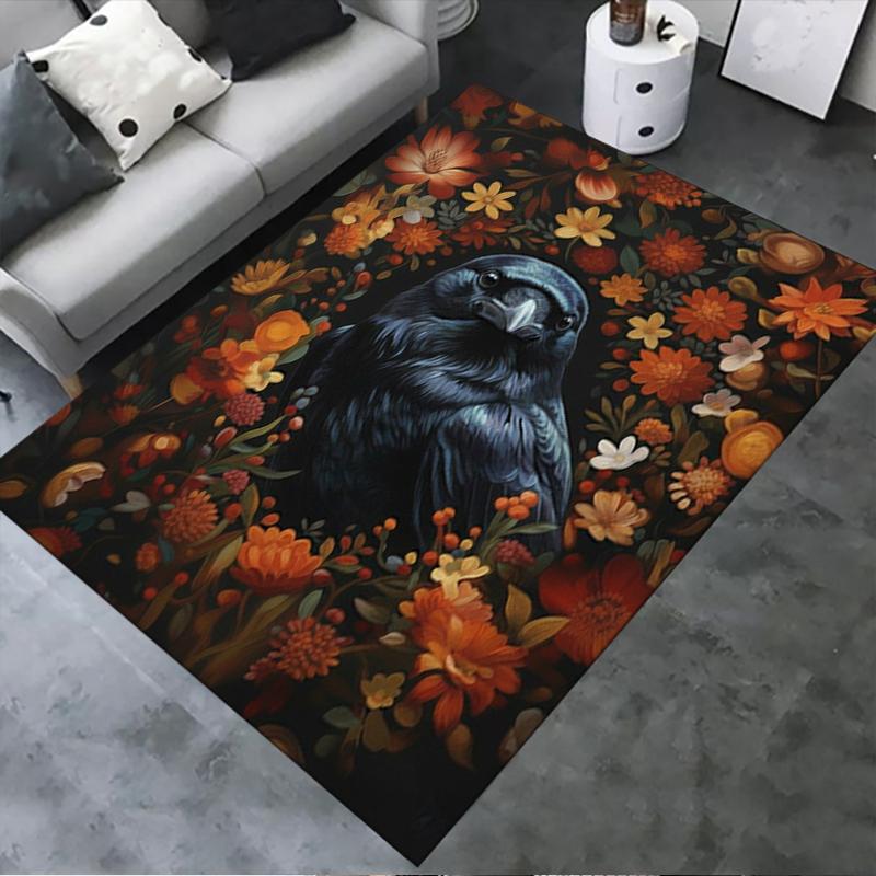 2025 New Classical Bird Carpet Rug for Living Room Bedroom Home Sofa Decoration,Kids play Non-slip Floor Mat01 40x60cm( 15x23in )