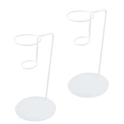 Stojak na lody Aristal, Uchwyt na naleśniki i lody soft serve dla kawiarni i na wydarzenia, Zestaw 2 szt. (Biały)