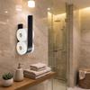 Wall-Mounted Toilet Paper Holder Iron U Shaped Tissue Storage Shelf Storage Hooks Space-Saving Towel Rack Bathroom