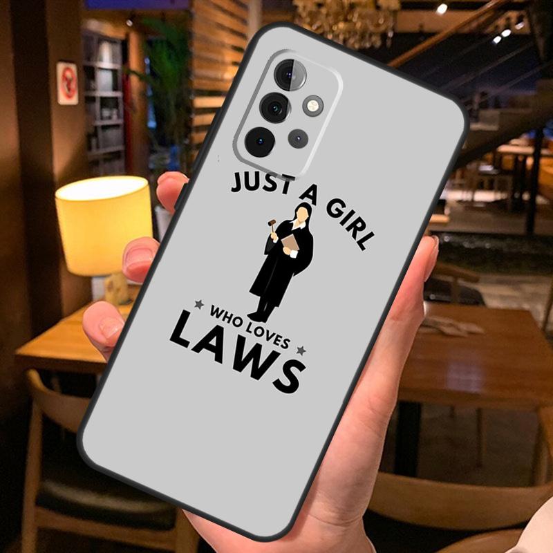 Jurastudent Anwalt Richter Fall Für Samsung Galaxy A54 A34 A14 A51 A71 A50 A70 A12 A22 A32 A52 A53 A33 A13 Rückabdeckung