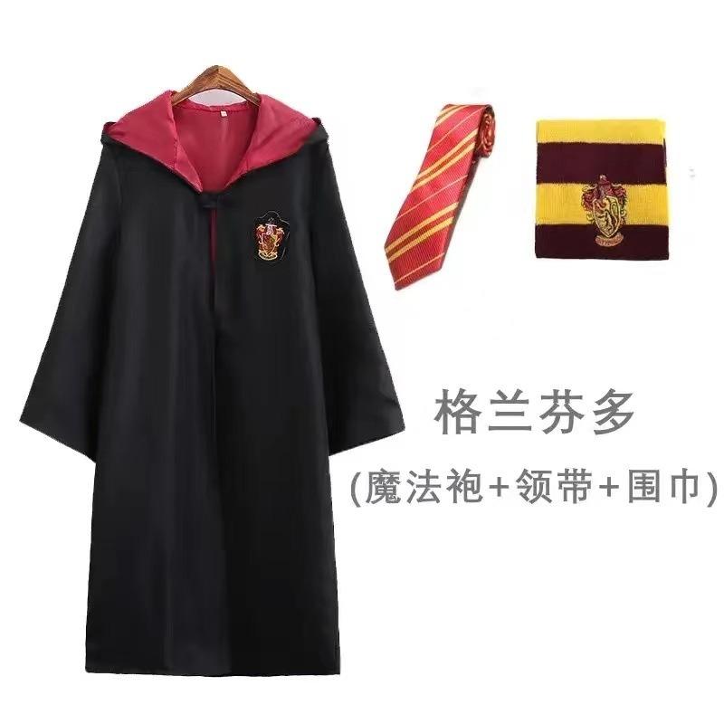 Harry Potter Cosplay Kostüm Magier Robe Kleidung Zubehör Erwachsene Kinder Schuluniform Halloween Umhang