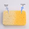 Natural Wood Pulp Cotton Scouring Sponge: Absorbent Magic Eraser for Kitchen and Dish Cleaning