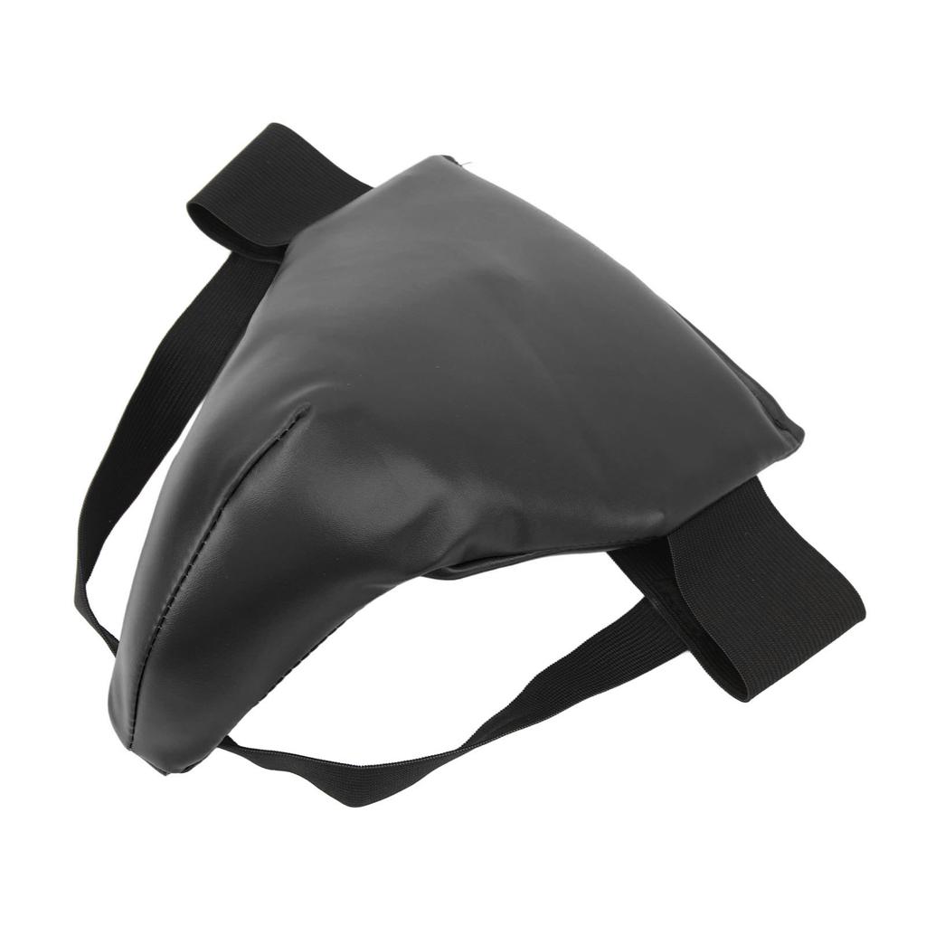 Tiefschutz fürs Boxen, PU, stoßfest, Schutz für das Boxtraining, Tiefschutz, Schwarz, S