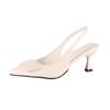 Women's Shoes  High Quality Baotou Women's High Heels Fashion Slip On Solid Office and Career Sexy Pointed Toe Heels Women