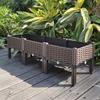 Plastic Raised Garden Bed with Legs Raised Planter Box with Drainage Holes Planting Container  for Gardening Vegetables Flowers