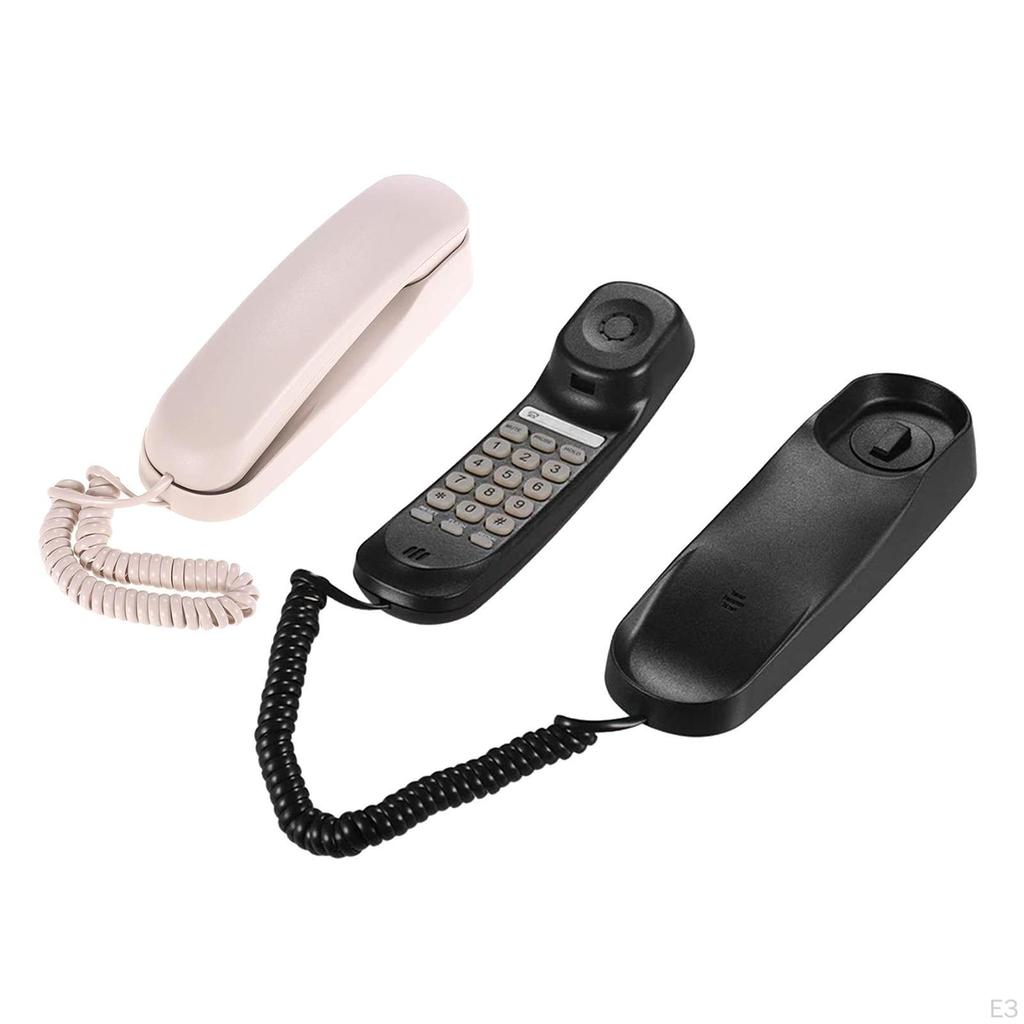 Phone, Corded Office , Small Size, Hotel Room, Office, Dual Use Extension, 21x7x6cm