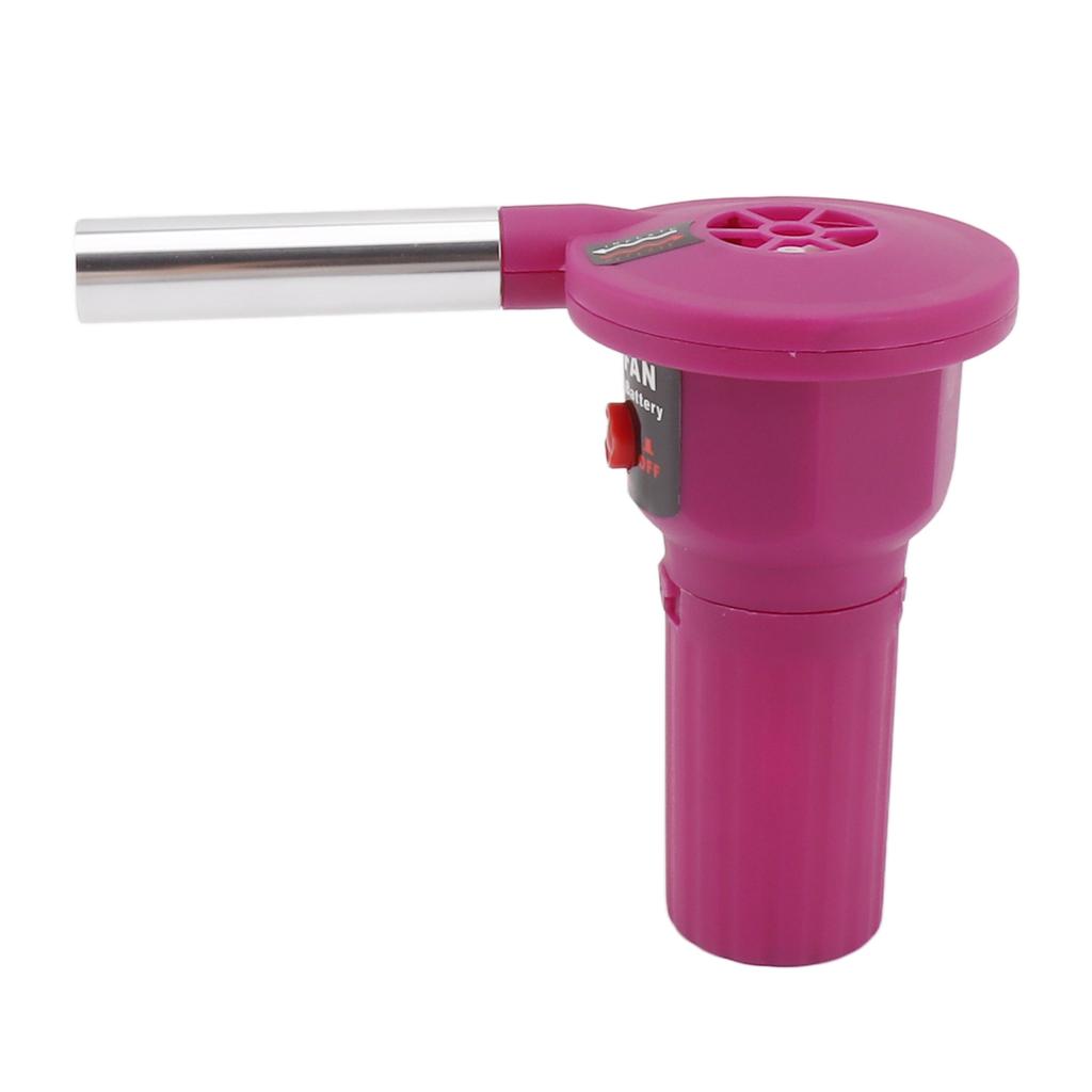 Portable Battery Powered BBQ Fan Air Blower Handheld Barbecue Fan Air Blower for Outdoor Camping