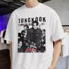 2026 Heißer Verkauf BTS Kpop Boy Band Jungkook Porträt Grafik K-Welle T-Shirt Y2K Herren Damen Harajuku Hip Hop Punk T-Shirt