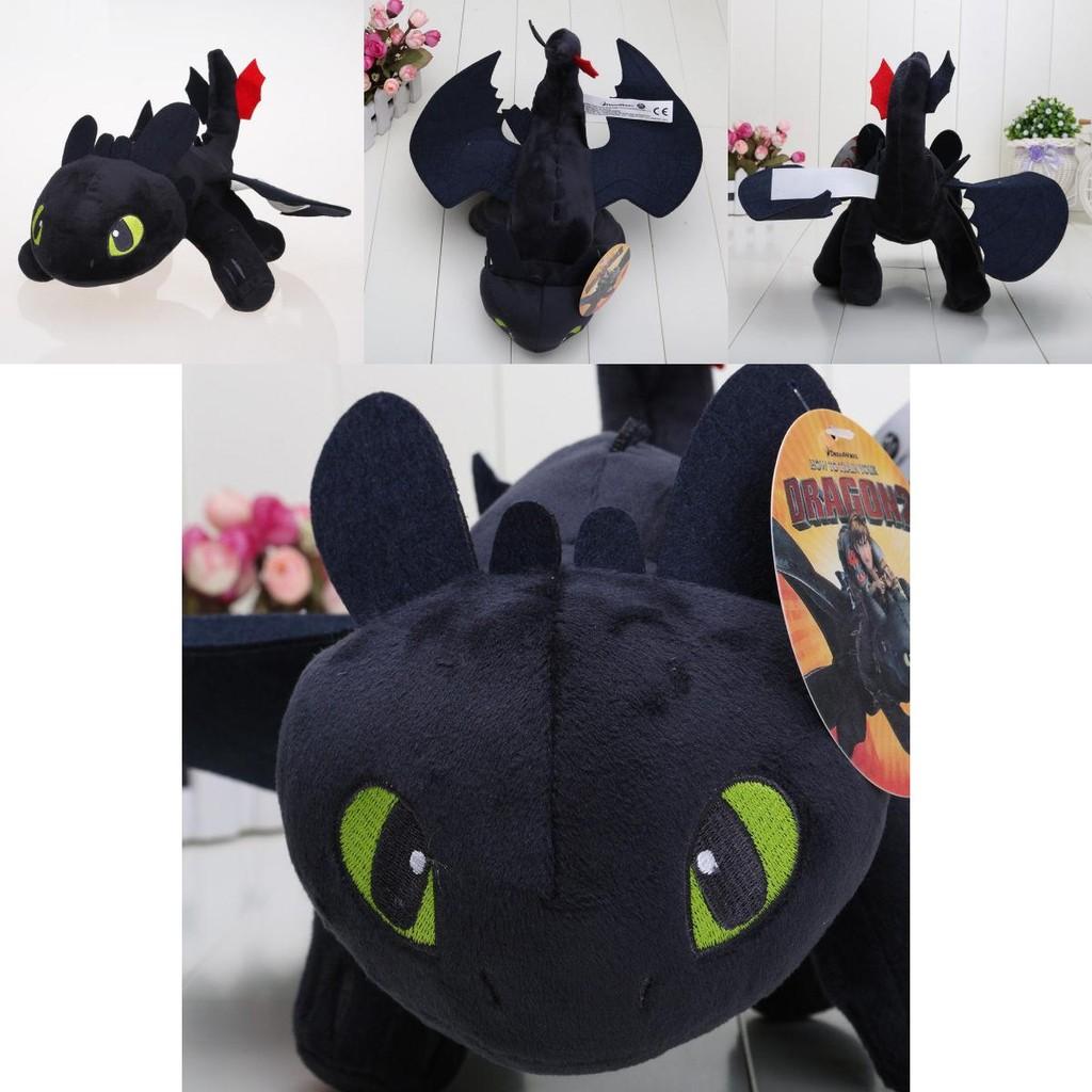 Adorable Toothless Night Fury Stuffed Animal Plush Toy From