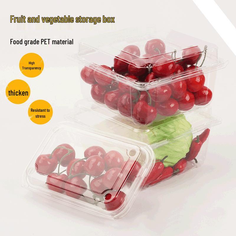 Disposable Transparent Plastic Fruit Packaging Boxes